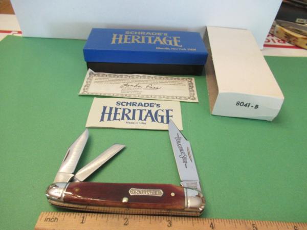 Schrade Heritage Brown Bone Whittler Pattern # 8041 Schrade Heritage Brown Bone Whittler Pattern # 8041