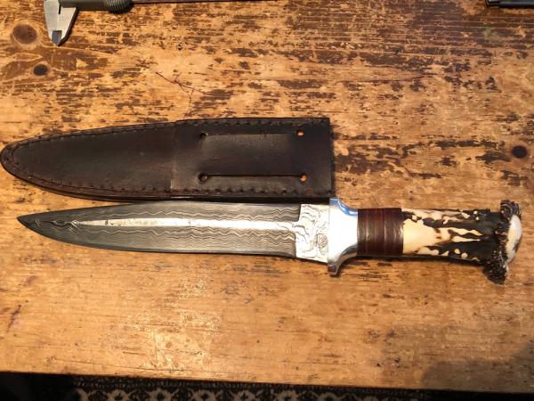 Shiva Ki Damascus double edge fighter Shiva Ki Damascus double edge fighter