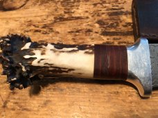 Shiva Ki Damascus double edge fighter