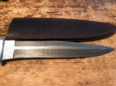 Shiva Ki Damascus double edge fighter