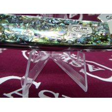 82131 SS Case Canoe Knife smooth genuine Abalone 97