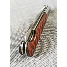 Jeff Mitchell Custom Knife Snakewood EO BarlowGEC slip 375quotCPM-154New