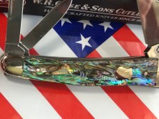 Case xx Brothers Seahorse Whittler (MDL# 8355WH SS) w/ Genuine Paua Shell Abalone Handles -NOS -Mint