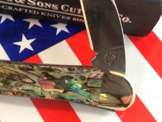 Case xx Brothers Seahorse Whittler (MDL# 8355WH SS) w/ Genuine Paua Shell Abalone Handles -NOS -Mint