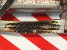 Case xx Club Member Whittler Pocket Knife (6355 WH SS) w Beautiful Bone Handles & CCC Shield -NOS