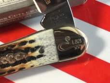 Case xx Club Member Whittler Pocket Knife (6355 WH SS) w Beautiful Bone Handles & CCC Shield -NOS