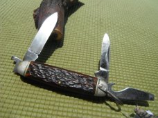 Vintage Boker Tree Brand USA Model 9361 Camp, Scout utility pocket knife