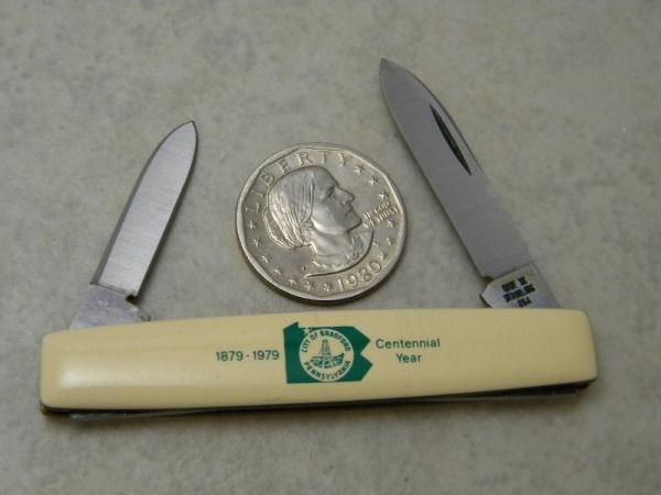 Case XX Stainless USA 1879-1979 City of Bradford Pennsylvania Centennial Year 278 Pen Knife