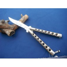 vintage 1980's valor Shanghi 571 stainless drop point balisong butterfly knife made in Japan!!!