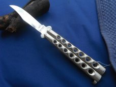 vintage 1980's valor Shanghi 571 stainless drop point balisong butterfly knife made in Japan!!!