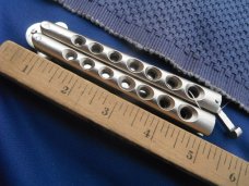 vintage 1980's valor Shanghi 571 stainless drop point balisong butterfly knife made in Japan!!!