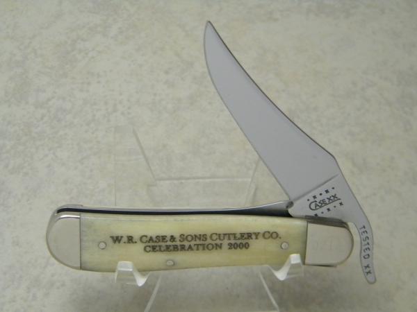 Case XX USA 2000 W.R. Case & Sons Cutlery Co. Celebration Bone 61953L SS Russlock Knife Case XX USA 2000 W.R. Case & Sons Cutlery Co. Celebration Bone 61953L SS Russlock Knife