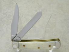 Case XX USA 2005 W.R. Case & Sons Cutlery Co. Celebration Bone 62154 SS Tiny Trapper Knife