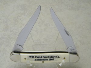 Case XX USA 2007 W.R. Case & Sons Cutlery Co. Celebration Bone Muskrat Knife