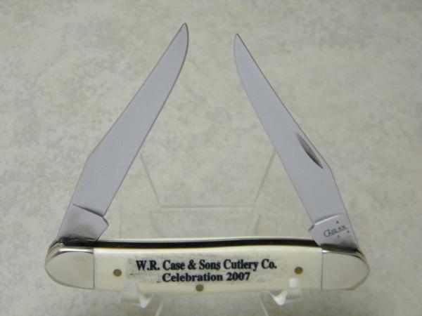 Case XX USA 2007 W.R. Case & Sons Cutlery Co. Celebration Bone Muskrat Knife Case XX USA 2007 W.R. Case & Sons Cutlery Co. Celebration Bone Muskrat Knife