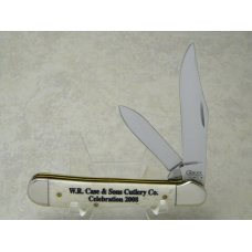 Case XX USA 2008 W.R. Case & Sons Cutlery Co. Celebration Bone 6249 SS Copperhead Knife