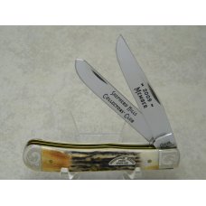 Case XX USA 2009 Stag 5254 Shepherd Hills Collector's Club Charter Member Trapper Knife