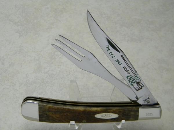 Case XX SS USA 1983 Bone 6251FK Case Collectors Club Take Apart Hobo Knife