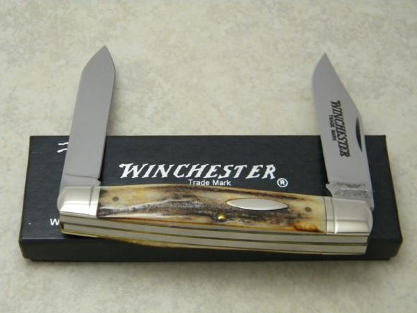 Winchester Trademark USA 1988 Stag 2913 1/2 Moose Knife in Box