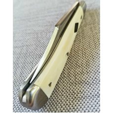 K'roo Custom Warthog Tusk Ivory Slimline, Hawthorne,Knife,NEW,W/GEC slip, 3.9",2020