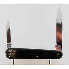 Muller 3-Blade 3 1/8" Long Pen Knife In Excellent Condition With Horn Covers (982)