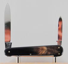 Muller 3-Blade 3 1/8" Long Pen Knife In Excellent Condition With Horn Covers (982)