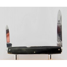 Henckels 2-Blade 3 5/16" Long Pen Knife In Excellent Condition With Horn Covers (983)