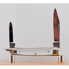 G & S Welkut 2-Blade 2 1/16" Long Pen Knife In Excellent Condition With Mother of Pearl Covers (991)