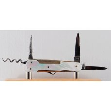 Blackwell 6-Blade 2 5/16" Long Multitool Knife In Excellent Condition w/Mother of Pearl Covers (993)
