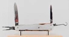 Ward & Morton 6-Blade 2 13/16" Long Multitool In Excellent Condition With Mother of Pearl (1001)