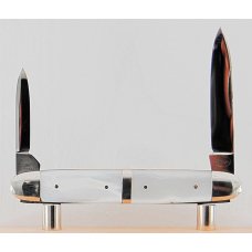 E.B. Extra 2-Blade 3" Long Pen Knife In Excellent Condition With Mother of Pearl Covers (1005)
