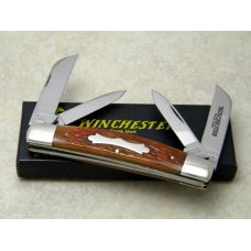 Winchester Trademark USA 1996 Bone 4902 Large 4 Blade Congress Knife