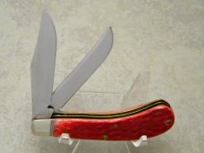 Case XX USA 2004 Case Celebration 10 Year Anniversary Red Bone T.B.62110 SS Saddlehorn Knife