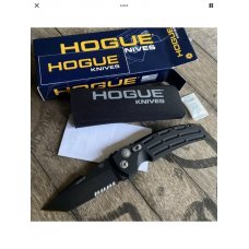 NEW - Hogue EX-A01 Tactical Folding Serrated TANTO BLADE Knife MSRP 279 SIM Benchmade Microtech