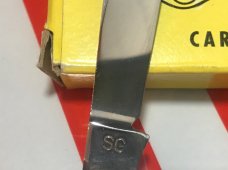 Carl Schlieper / German Eye Brand -3 Blade Whittler Pocket Knife +Nice Bone Handles -NOS +Orig Box