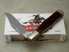 Winchester Trademark USA 1994 Burnt Orange Bone 19106 Cartridge Series Coke Bottle Knife in Box