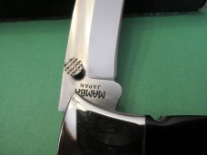 Black Jack Knives Black Micarta Mid-Folding  Mamba  Model BJ-90