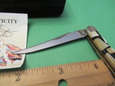 Case XX Tiny Tooth Pick Proto Painted Pony  Gold Lip Pearl  & Black Mica 