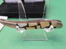 Case XX Tiny Tooth Pick Proto Painted Pony  Gold Lip Pearl  & Black Mica 