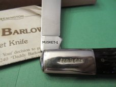 Remington Bone Handle Daddy Barlow Model# Musket 1 