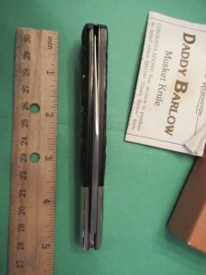 Remington Bone Handle Daddy Barlow Model# Musket 1 