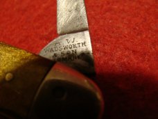 A. W. Wadsworth Pen with Burl Wood type handles.  Made in Germany