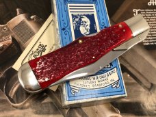 Case Classic 61050 L SAB Swing guard Lockback Red Banana Bone Knife w/Box & COA   
