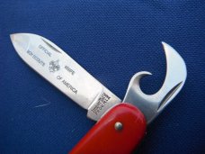 Imperial USA Official Boy Scouts of America BSA Red Multi-Tool Pocket Knife Eagle Scout Medal Extras