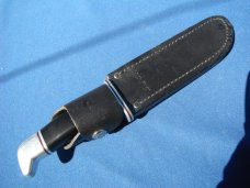 Vintage Buck 119 Fixed Blade Knife In Original Sheath. Made in the USA!!!