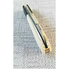Kroo Custom Sheepsfoot Tuxedo Barlow Knife2020NEWWGEC slip35quotMicartaampCF