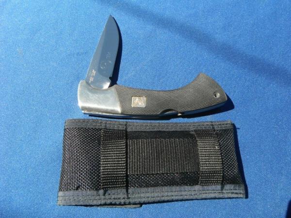 Lock-back Folder by Pacific Cutlery. Seki Japan Folding lock back knife. / P.C. Co. before Benchmade Lock-back Folder by Pacific Cutlery. Seki Japan Folding lock back knife. / P.C. Co. before Benchmade