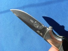 Lock-back Folder by Pacific Cutlery. Seki Japan Folding lock back knife. / P.C. Co. before Benchmade