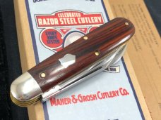 Great Eastern SFO GEC Maher & Grosh #78 Yankee Whittler Knife Cocobolo Wood