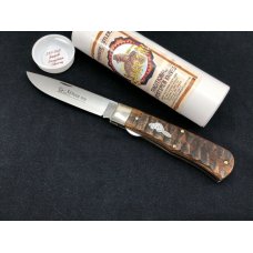 Great Eastern Beaver Tail Tidioute Liner Lock 235120L Brazilian Cherry GEC NIT